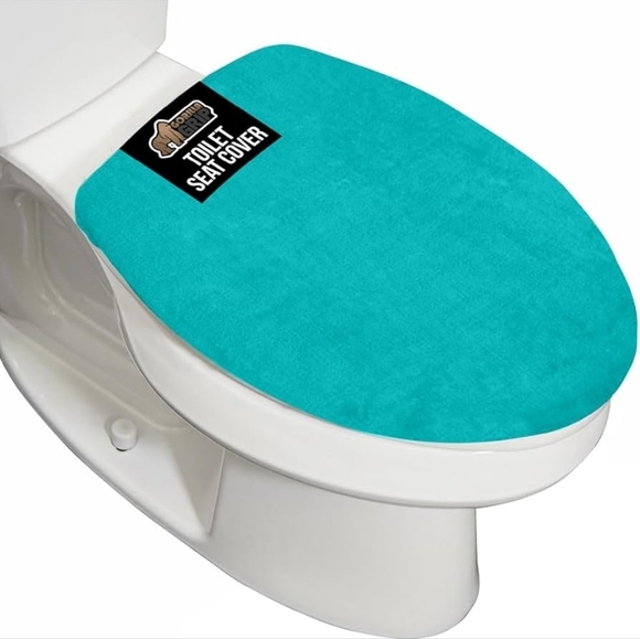 Gorilla Grip Turquise Memory Foam Toilet Lid Cover - Picture 1 of 3